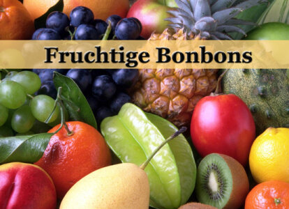  Fruchtige Bonbons - Fruchtsaft in fester Form 